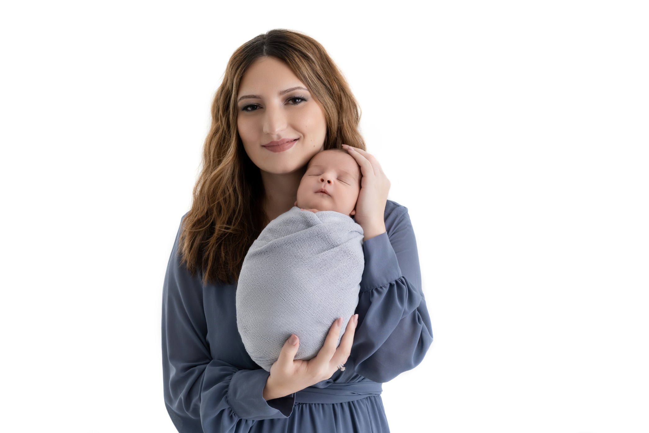 Luxury Newborn Photography mom and baby modern blog