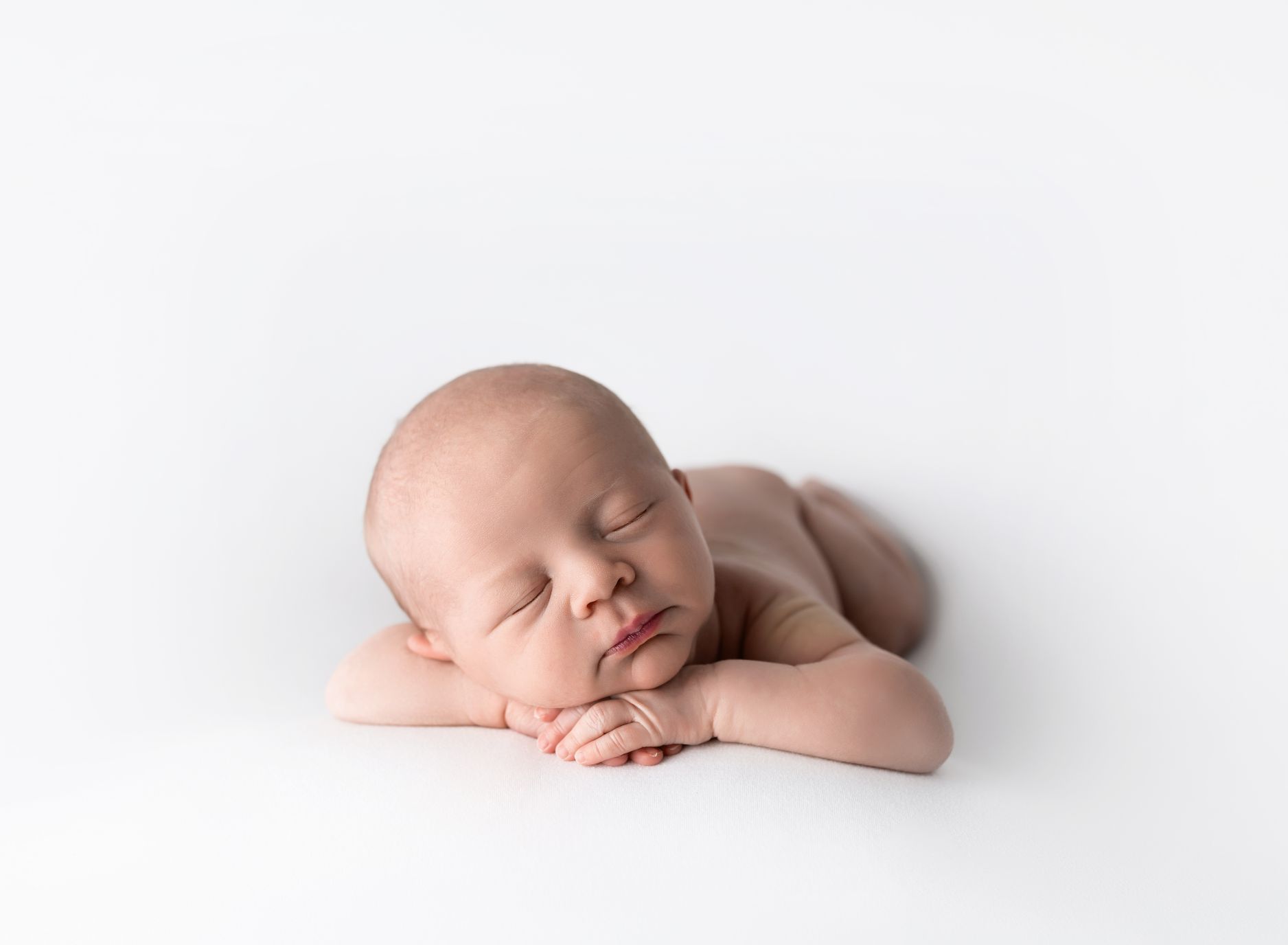 beautiful family newborn white setup blog