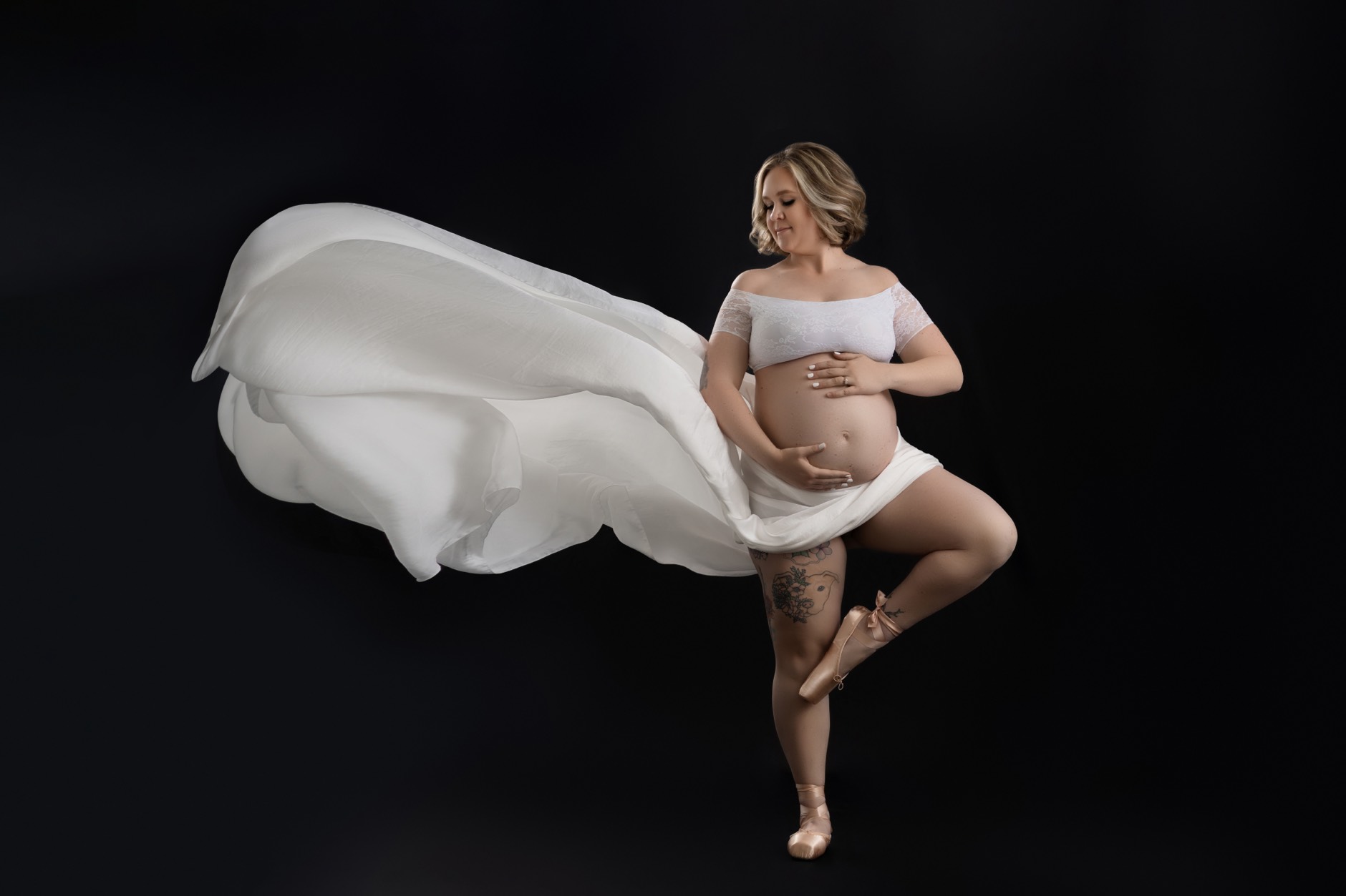 luxury family maternity ballerina blog post