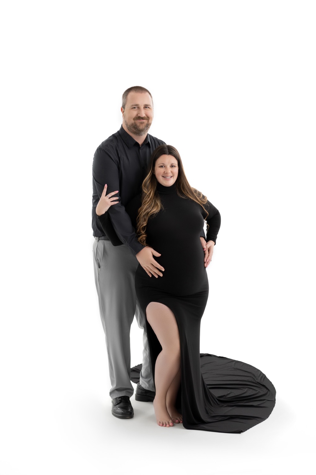 maternity portrait session 4k vertical couple blog post