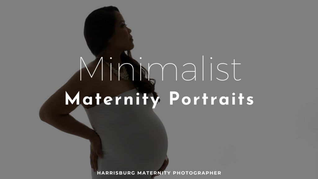 minimalist maternity portraits featured image blog