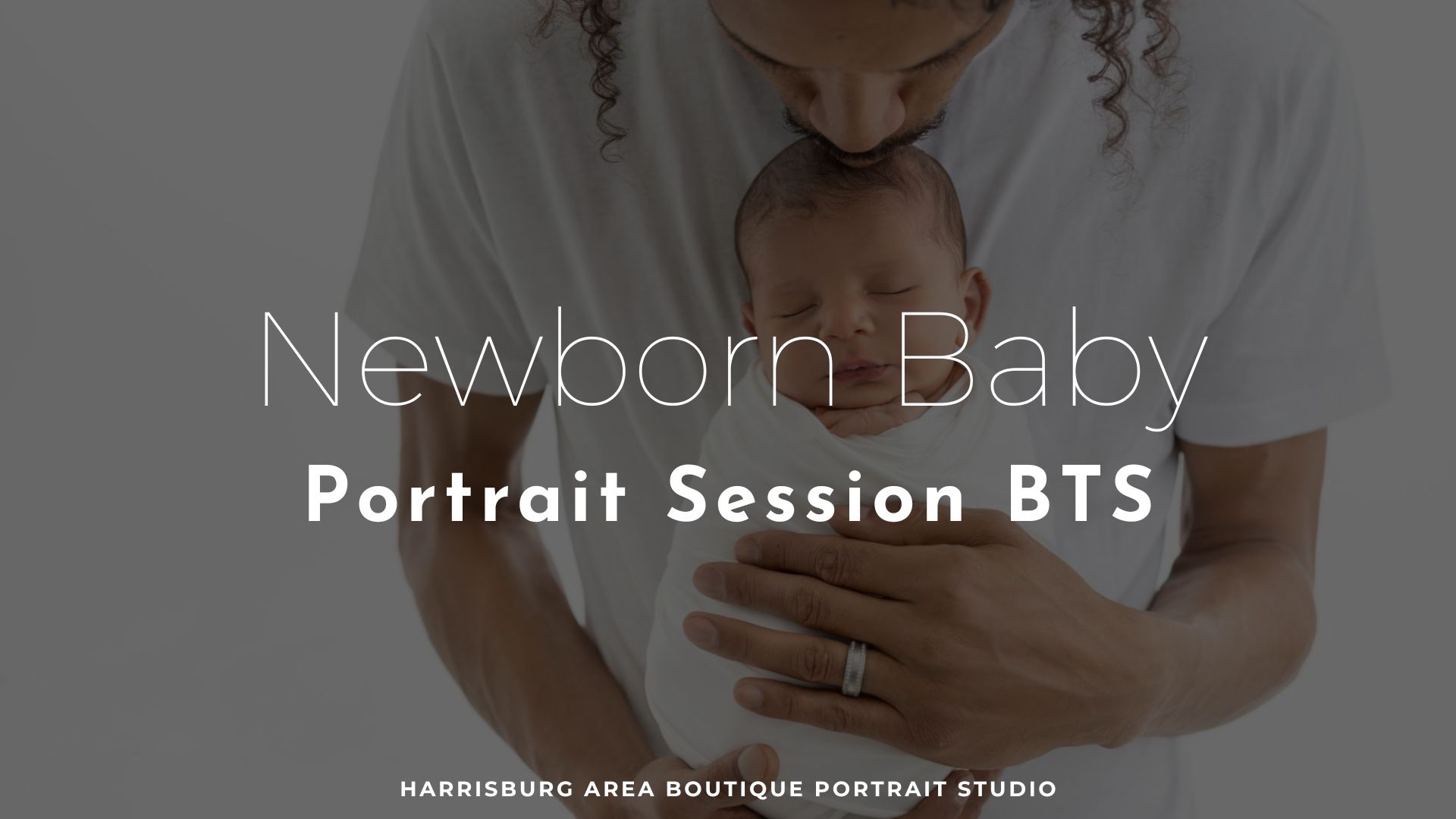 newborn baby portrait session bts featured
